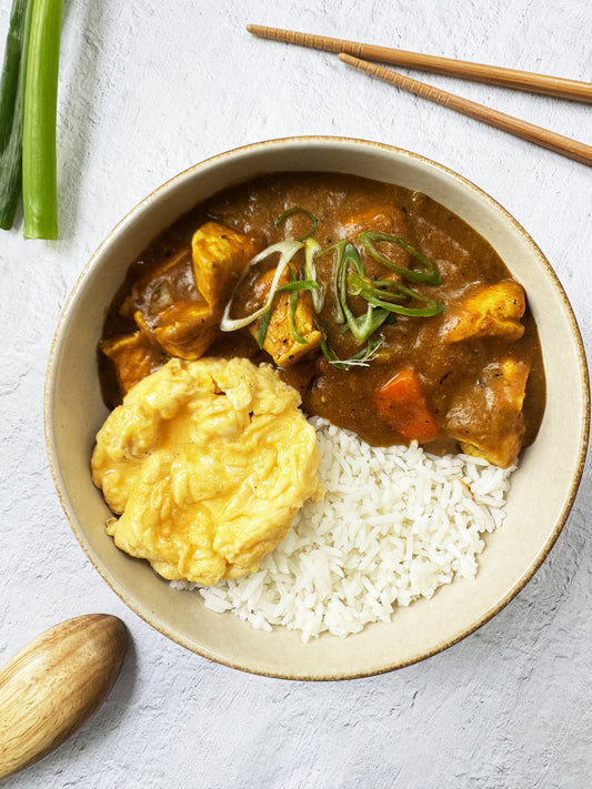 Japanese Chicken Curry with Soft Egg